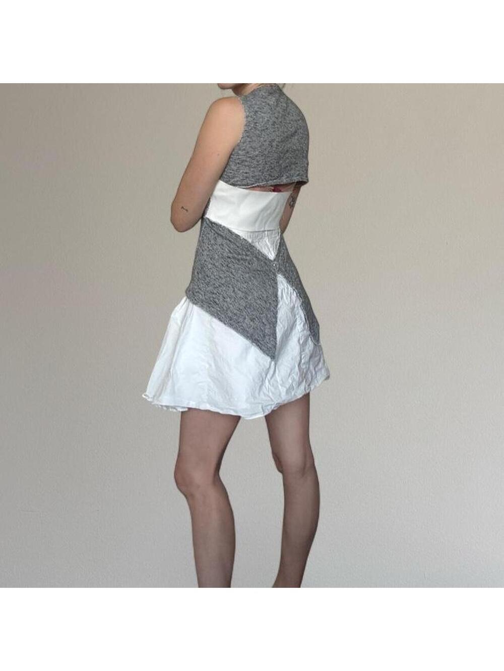 Layered drop waist mini dress from Derek Lam.